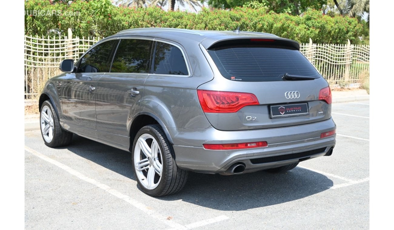 Audi Q7 TFSI quattro S-Line 0% DP - FSH - AUDI Q7 S-LINE 3.0SC 2015 - FIRST OWNER - WELL MAINTAINED - GCC