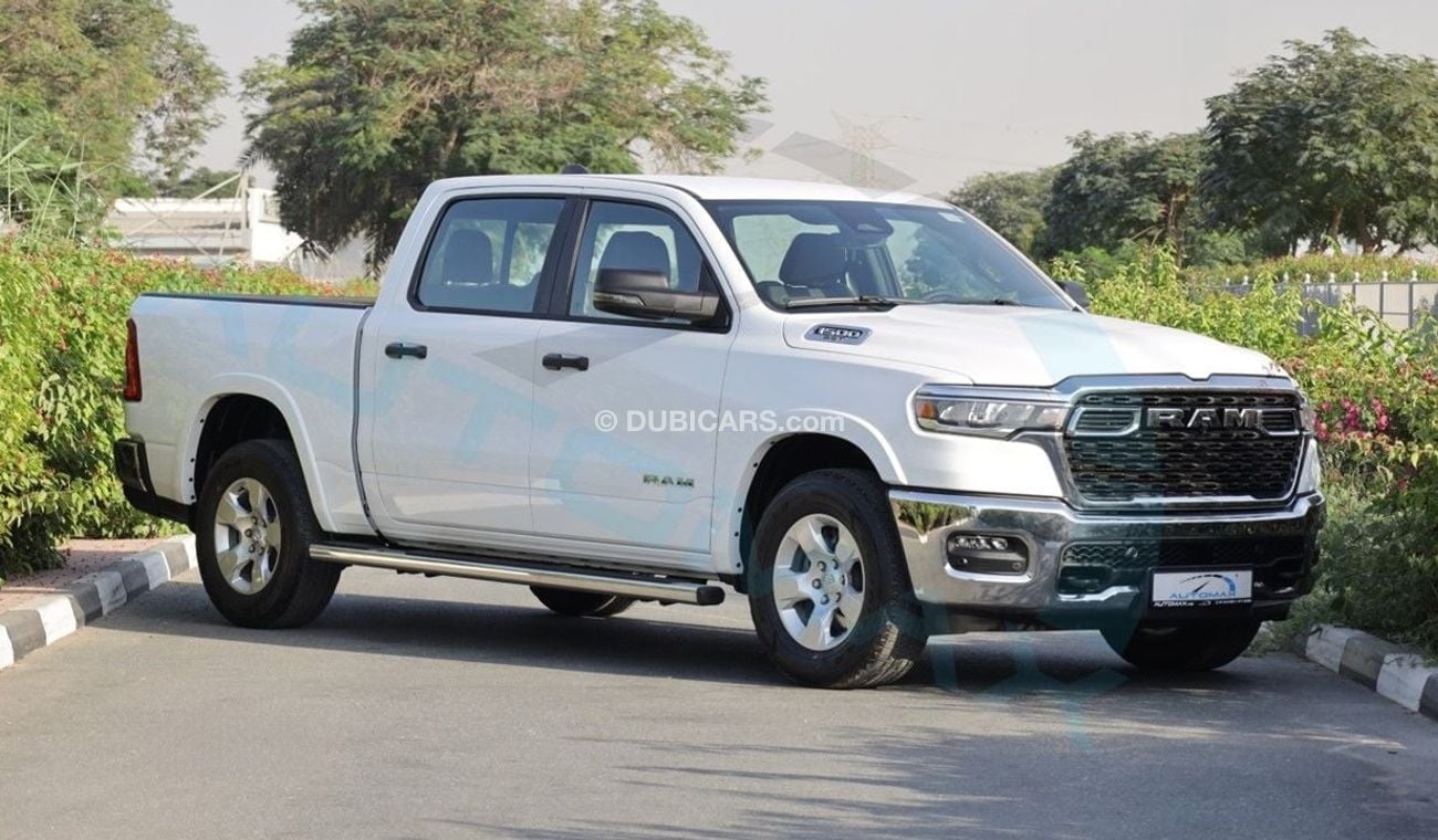 رام 1500 BIG HORN Crew Cab SST 3.0TT Hurricane , 2025 GCC, 0Km, 3 Years or 60K Km Warranty At Al Futtaim T.E