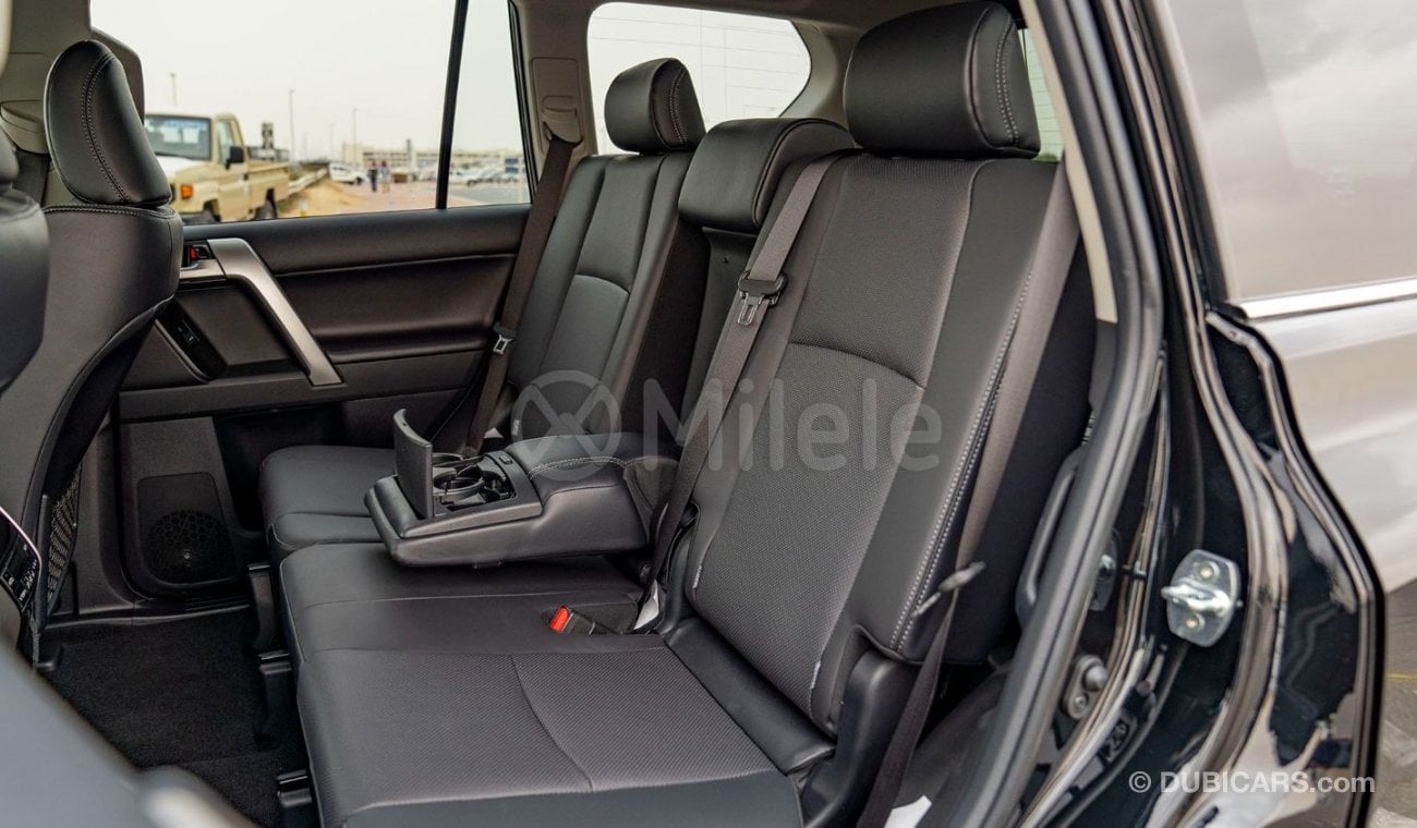 تويوتا برادو VX 4.0L PETROL TIRE UNDER: LEATHER SEATS, REAR CAMERA, SMART KEY (EXPORT ONLY)