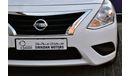 Nissan Sunny AED 619 PM | 1.5L SV GCC DEALER WARRANTY