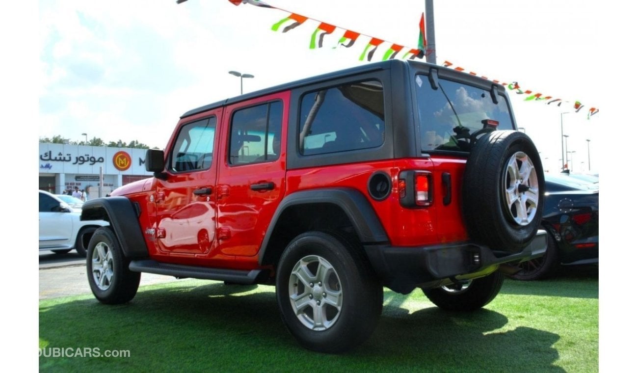 Jeep Wrangler Unlimited Sport JEEP WRONGLER 2021 RED INTERIOR