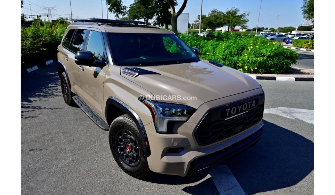 تويوتا سيكويا 2025 TOYOTA SEQUOIA TRD PRO HYBRID V6 3.5L TURBO 4WD 7-SEATER AT