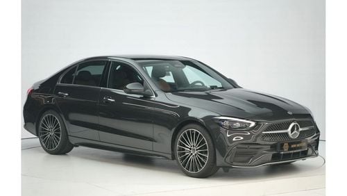 مرسيدس بنز C200 Mercedes-Benz C 200 Premium Plus | 2025 GCC 0km | Agency Warranty | AMG Package | 360 View