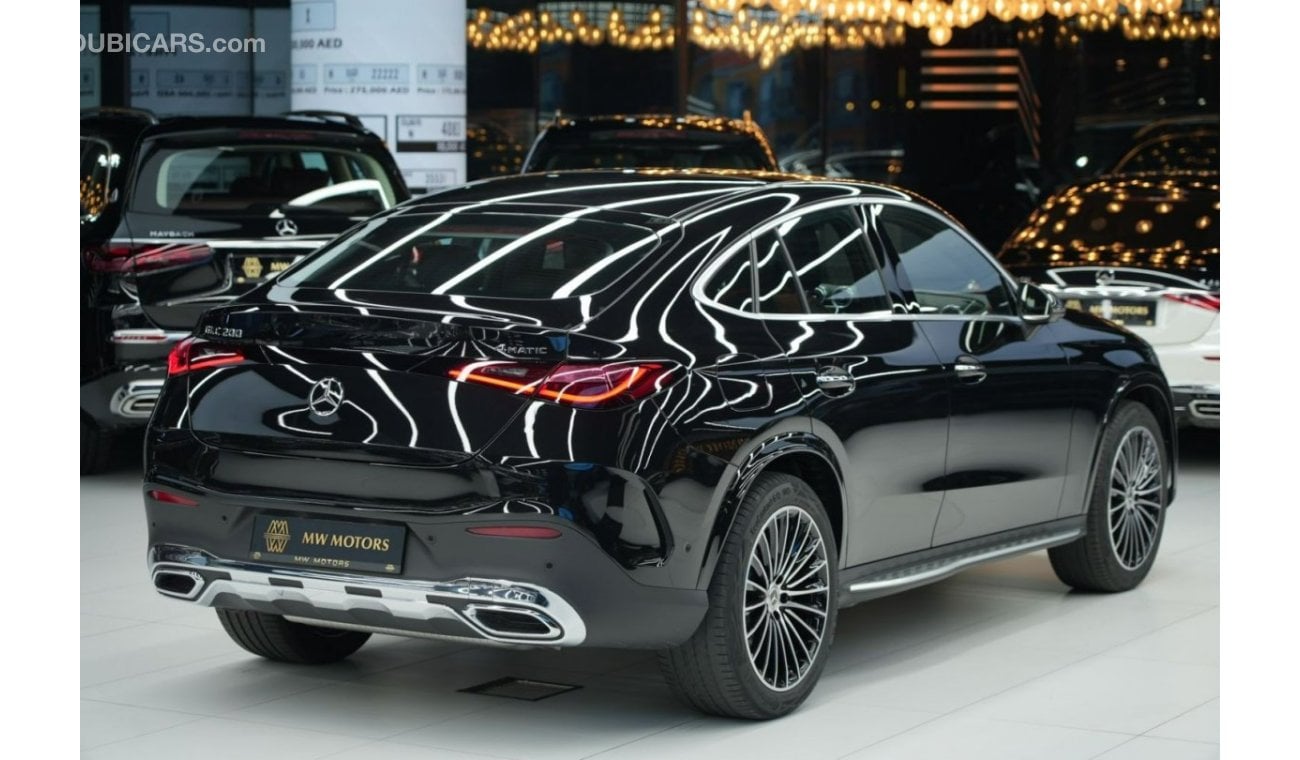 مرسيدس بنز GLC 200 Mercedes-Benz GLC 200 Coupe | 2024 GCC 0km | 5 Years Agency Warranty | Burmester | Panoramic