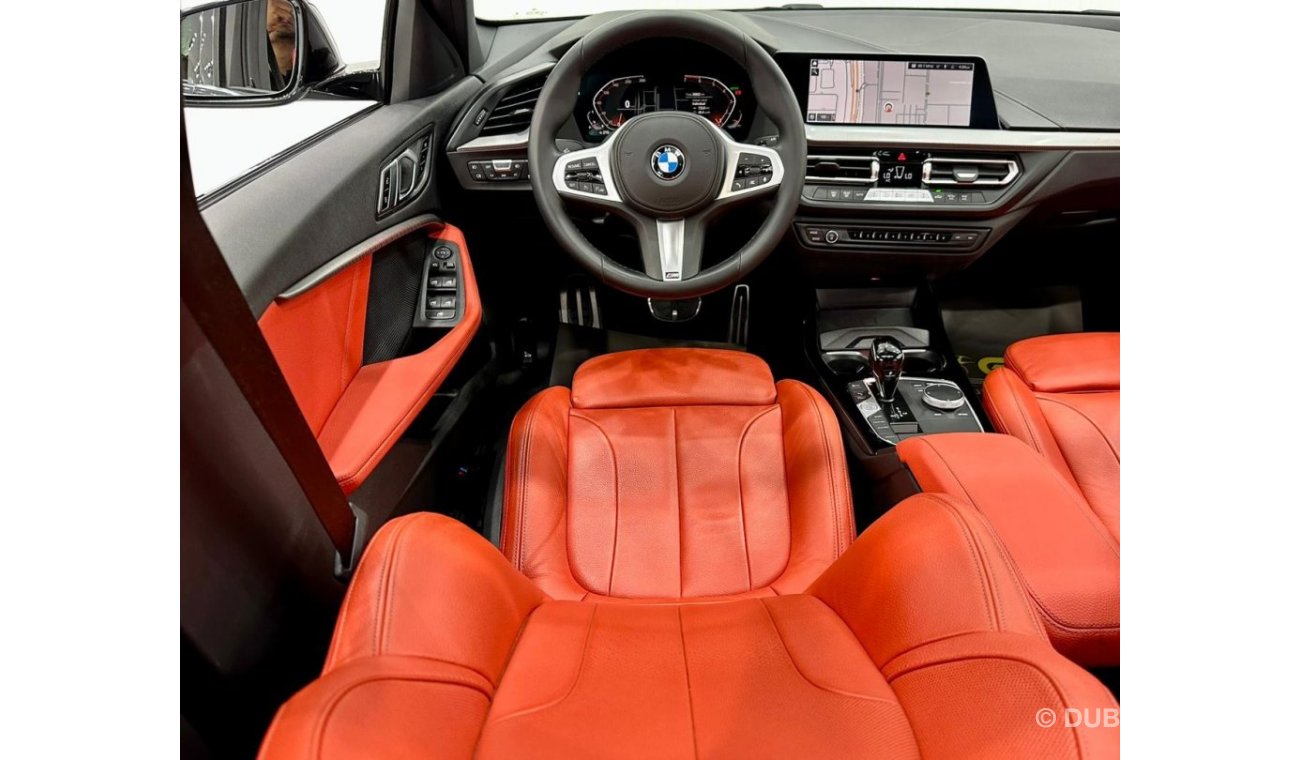 بي أم دبليو 120 سبورت لاين 2022 BMW 120i M Sport, May 2025 BMW Warranty + Service Package, Fully Loaded, GCC