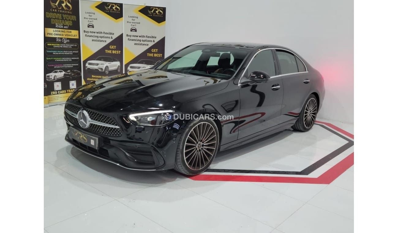 Mercedes-Benz C200 AED 3,300 P.M | 2022 MERCEDES C200 | V4 2.0L | AGENCY WARRANTY | GCC