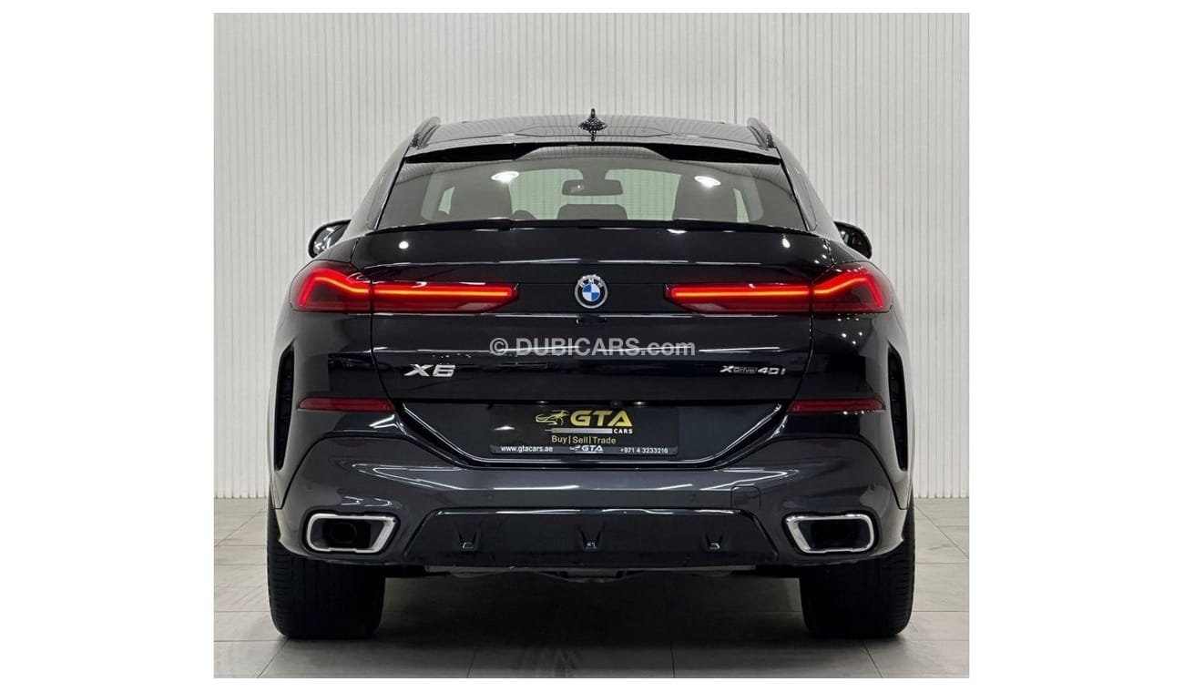 بي أم دبليو X6 xDrive40i لاكجري M سبورت باكج 2022 BMW X6 xDrive40i M-Sport, Oct 2026 BMW Warranty + Service Pack, F