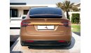 Tesla Model X AED 2480 PM | TESLA MODEL X100D 2017 | GCC | FIRST OWNER | Full Service History | No Accidents