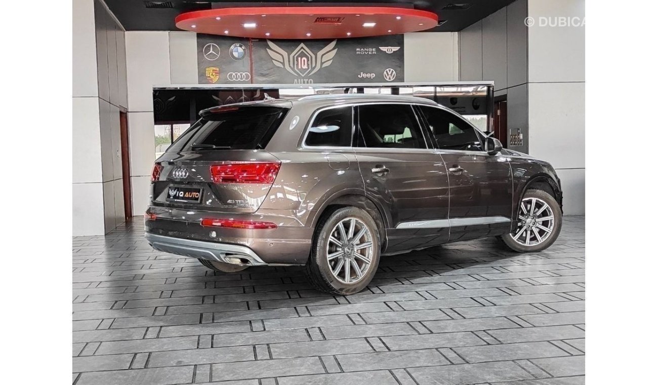 Audi Q7 AED 2,200 P.M | 2016 AUDI Q7 45 TFSI QUATTRO 3.0 L | 7 SEATS | GCC | 333 HP | PANORAMIC VIEW