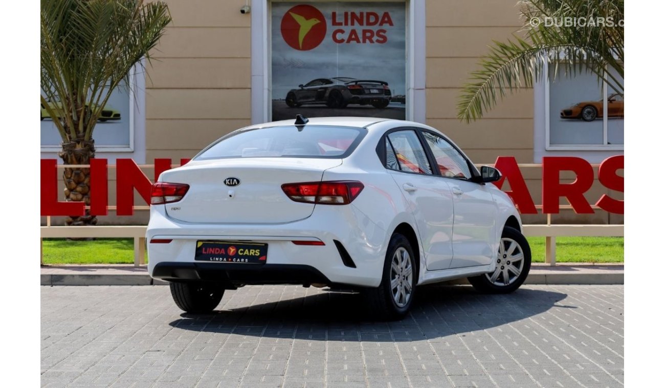 كيا ريو Kia Rio 2021 GCC under Agency Warranty with Flexible Down-Payment/ Flood Free.