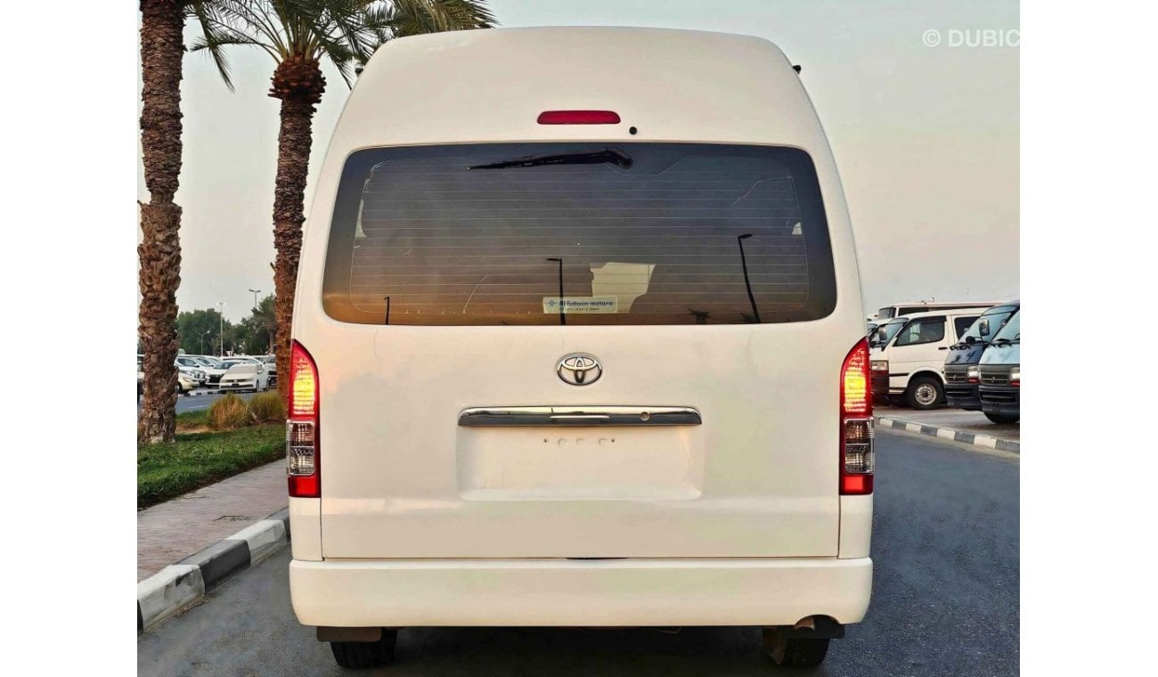 تويوتا هاياس PASSENGER/ HIGHROOF/ PATROL MANUAL/ 13 SEATS/ EXPORT ONLY/ LOT# 76549