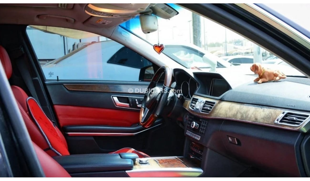 مرسيدس بنز E 350 MERCEDES E350 / Inside Red Full Option * Full Kit E63 AMG* Excellent Condition