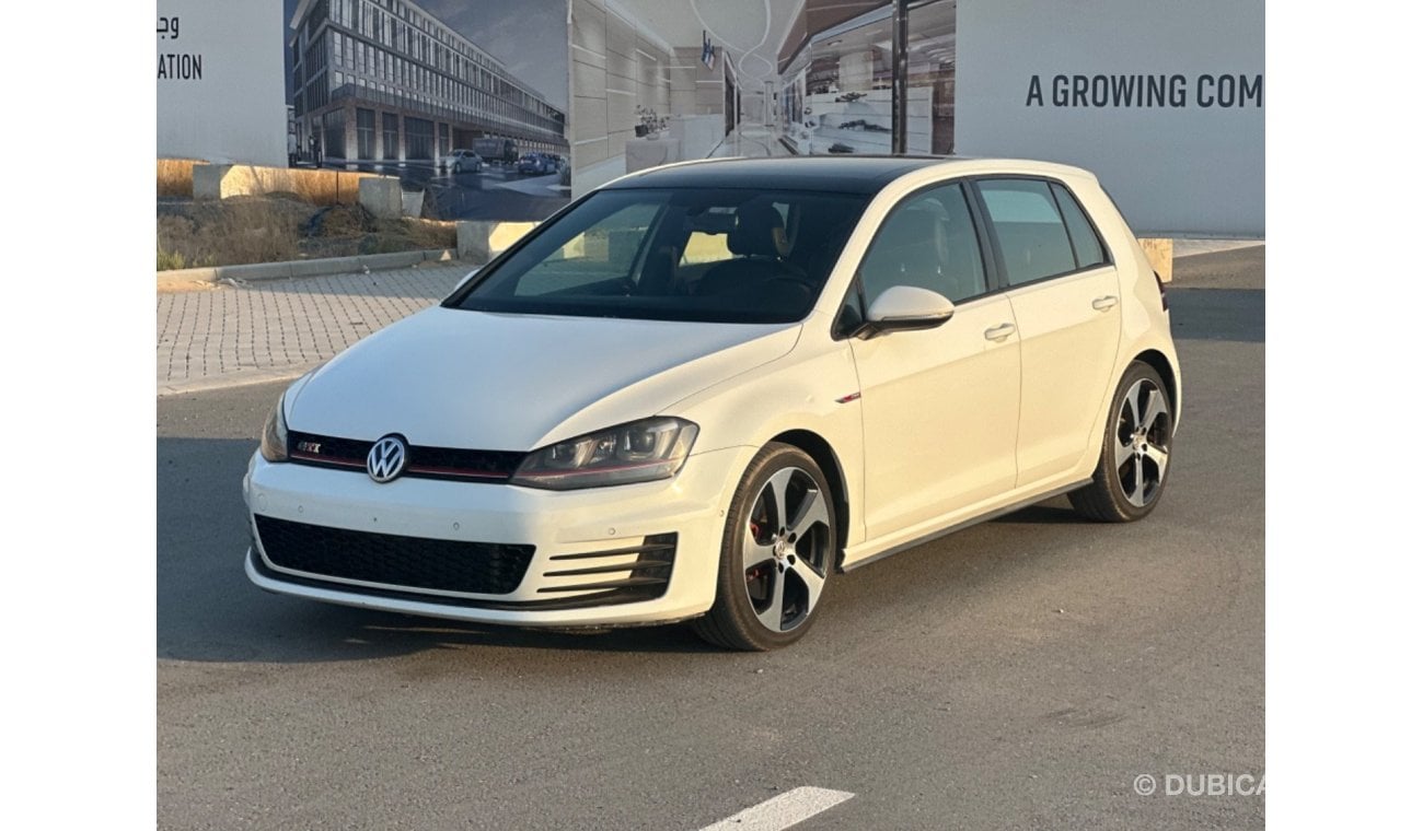 Volkswagen Golf GTI MODEL 2016 GCC CAR PERFECT CONDITION INSIDE AND OUTSIDE FULL OPTION PANORAMIC ROOF LEATHER SEATS