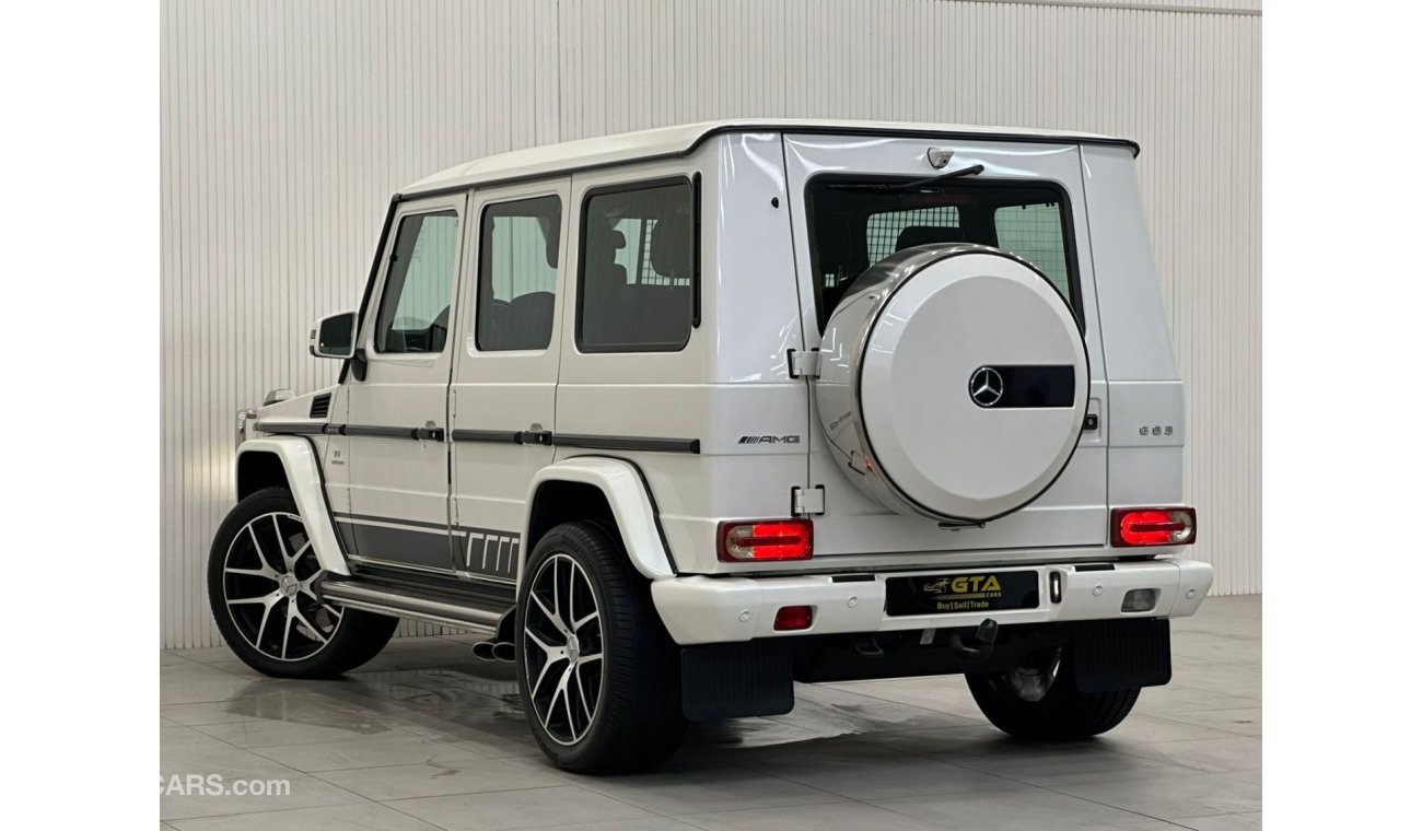 مرسيدس بنز G 63 AMG 2016 Mercedes Benz G63 463 Edition, Service History, Full Options, GCC Specs