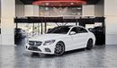 Mercedes-Benz C200 AMG Pack AED 1,900 P.M | 2019 MERCEDES-BENZ C200 AMG KIT | UNDER WARRANTY | FSH | FULL PANORAMIC VIE