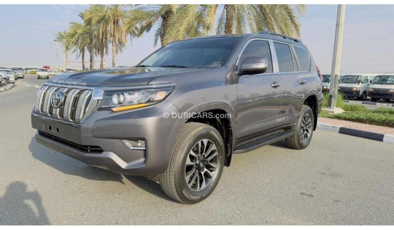 Toyota Prado 2014 | LHD | MODIFIED TO 2023 PRADO TEXTURED BLACK LEATHER SEATS | TESLA SCREEN