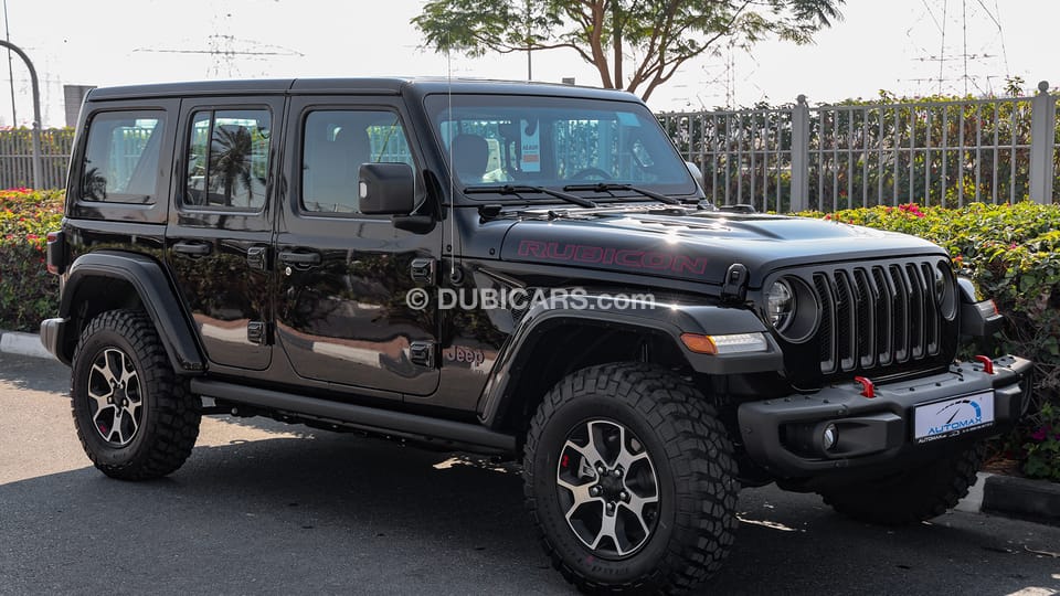 Jeep Wrangler Unlimited Rubicon 2021 V6 3 6l W 3 Yrs Or 60k Km Warranty Official Dealer For Sale Aed 215 000 Black 2021