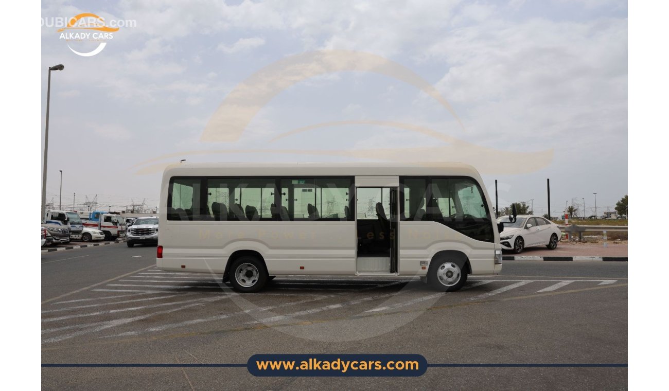 تويوتا كوستر TOYOTA COASTER 4.0L MT DIESEL 2024   22 SEATERS ELECTRONIC DOORS WITH FRIDGE