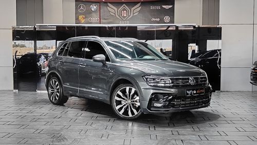 Volkswagen Tiguan R-Line 2.0L AED 1,400 P.M | 2019 VOLKSWAGEN TIGUAN R-LINE SPORT | UNDER WARRANTY | GCC | PANORAMIC V