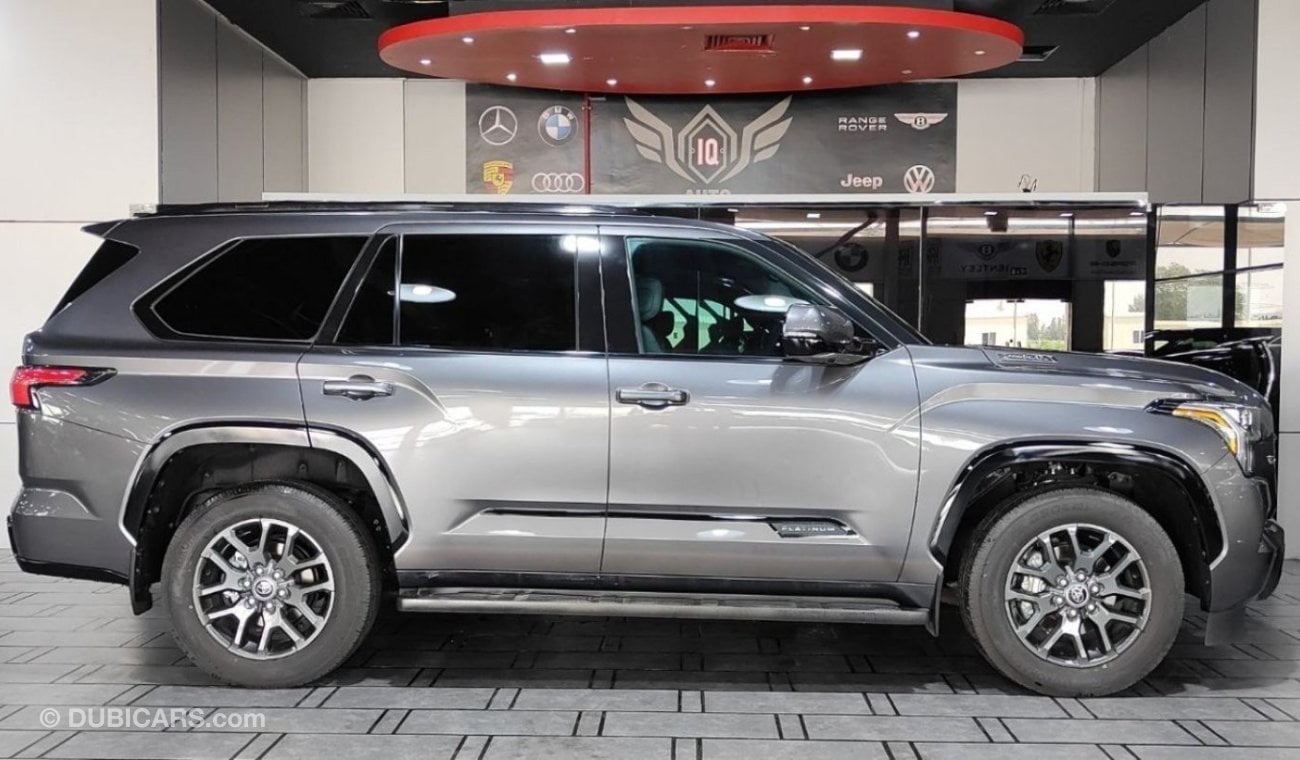 تويوتا سيكويا 5,500 P.M 2023 TOYOTA SEQUOIA PLATINUM iFORCE MAX HYBRID 437 HP | 7 SEATS | AMERICAN CLEAN TITTLE