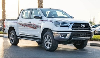 تويوتا هيلوكس 2024 Toyota Hilux 4x4 2.7L petrol AT with cooled seats Full option GCC Specs