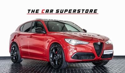 ألفا روميو ستيلفيو 2023-ALFA ROMEO STELVIO VELOCE Q4-GCC-FSH WITH GARGASH-WARRANTY AND SERVICE CONTRACT TILL 2028 Poste