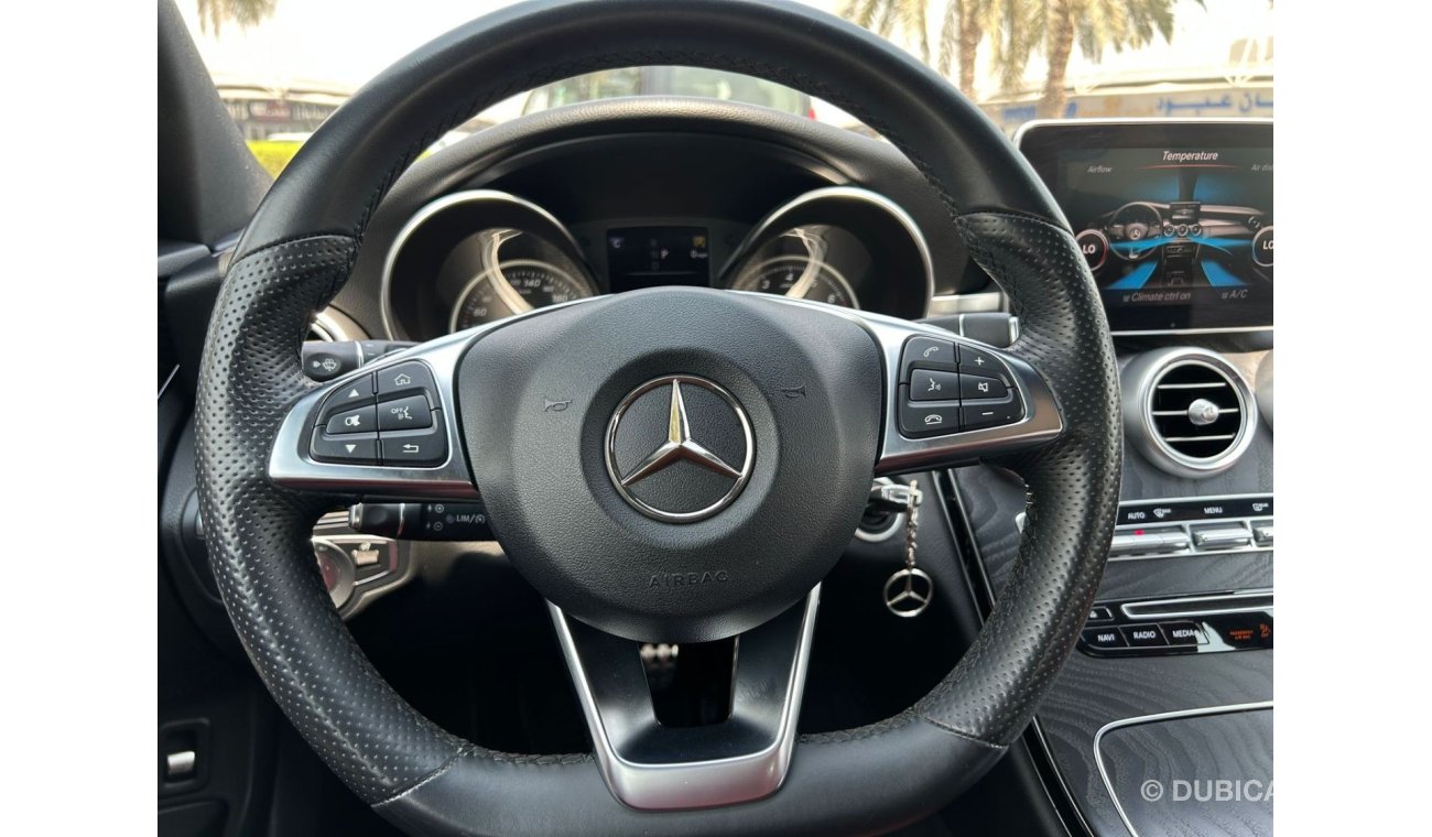 Mercedes-Benz C200 AMG Pack MERCEDES C200 AMG FULL OPTION 2018 GCC GARGASH LOW MILEAGE SINGLE OWNER IN MINT CONDITION