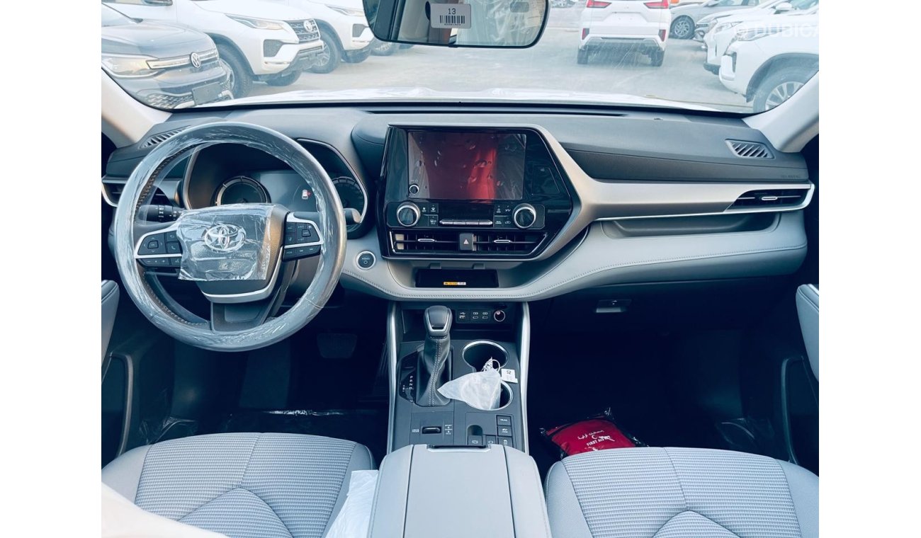 تويوتا هايلاندر TOYOTA HIGHLANDER GLE 2.5L HYBRID 2024 MODEL pearl white