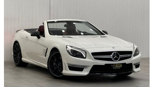 مرسيدس بنز SL 63 AMG Std 2015 Mercedes Benz SL63 AMG Roadster, Full Mercedes Service History, Very Low Kms, GCC