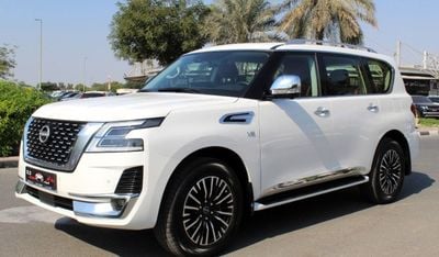 نيسان باترول LE Platinum City 5.6L 2023 GCC WITH AGENCY WARRANTY & SERVICE CONTRACT IN MINT CONDITION