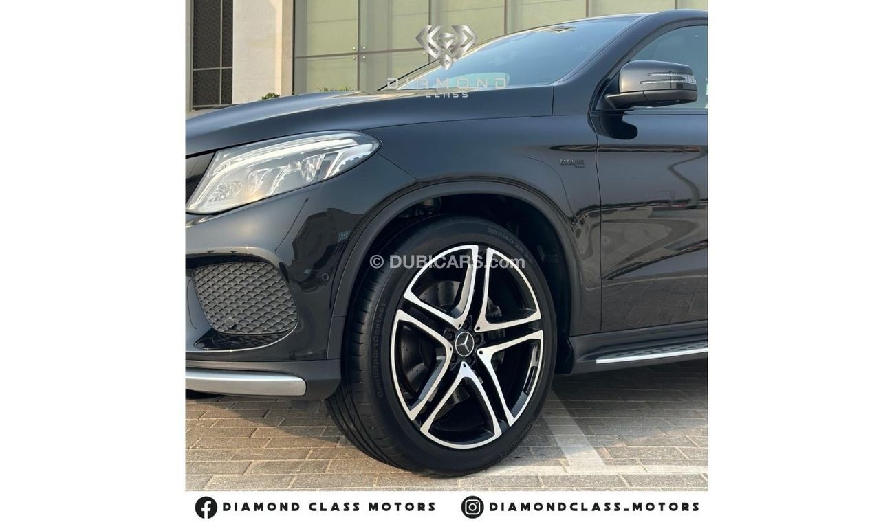 Mercedes-Benz GLE 43 AMG Coupe Mercedes GLE 43 AMG   Black Edition  V6-Biturbo Panoramic  Full Option  GCC 2018 Under Warrant