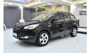 Ford Escape EXCELLENT DEAL for our Ford Escape SE Full Option ( 2014 Model ) in Black Color GCC Specs