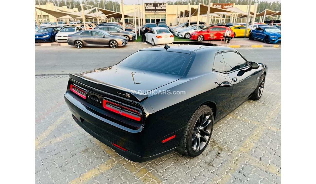 Dodge Challenger SRT ScatPack Shaker | Monthly AED 2600/- | 0% DP | Sunroof | Big Screen | # 44580