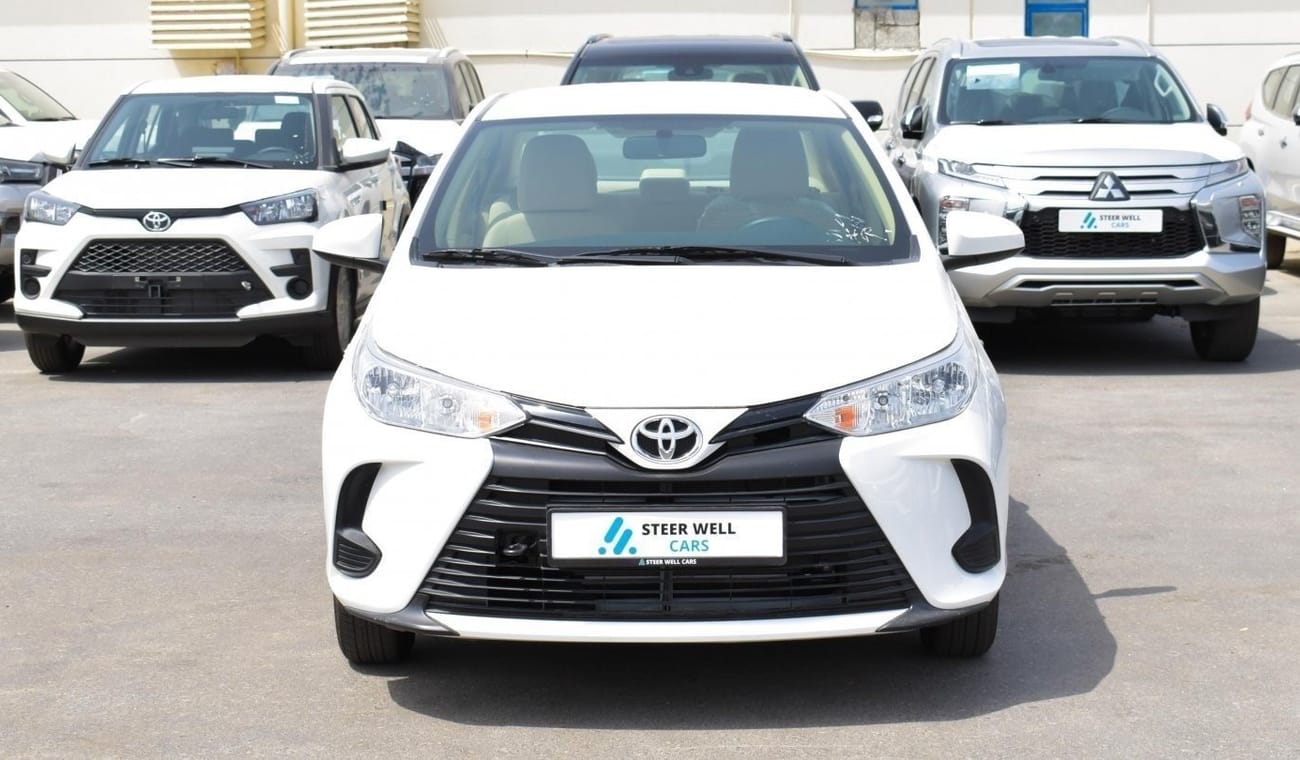 Toyota Yaris E S/D 1.5 E PETROL A/T FABRIC SEATS SEDAN WITH GCC SPECS EXPORT ONLY