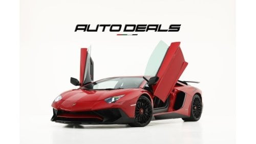 Lamborghini Aventador LP750-4 SuperVeloce SV | GCC - Full Service History - Low Mileage - Perfect Condition | 6.5L V12