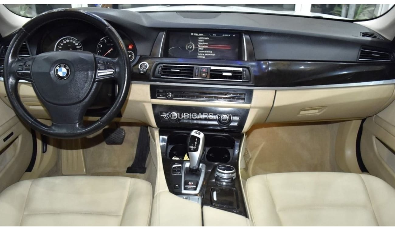 بي أم دبليو 520i EXCELLENT DEAL for our BMW 520i ( 2015 Model ) in White Color GCC Specs