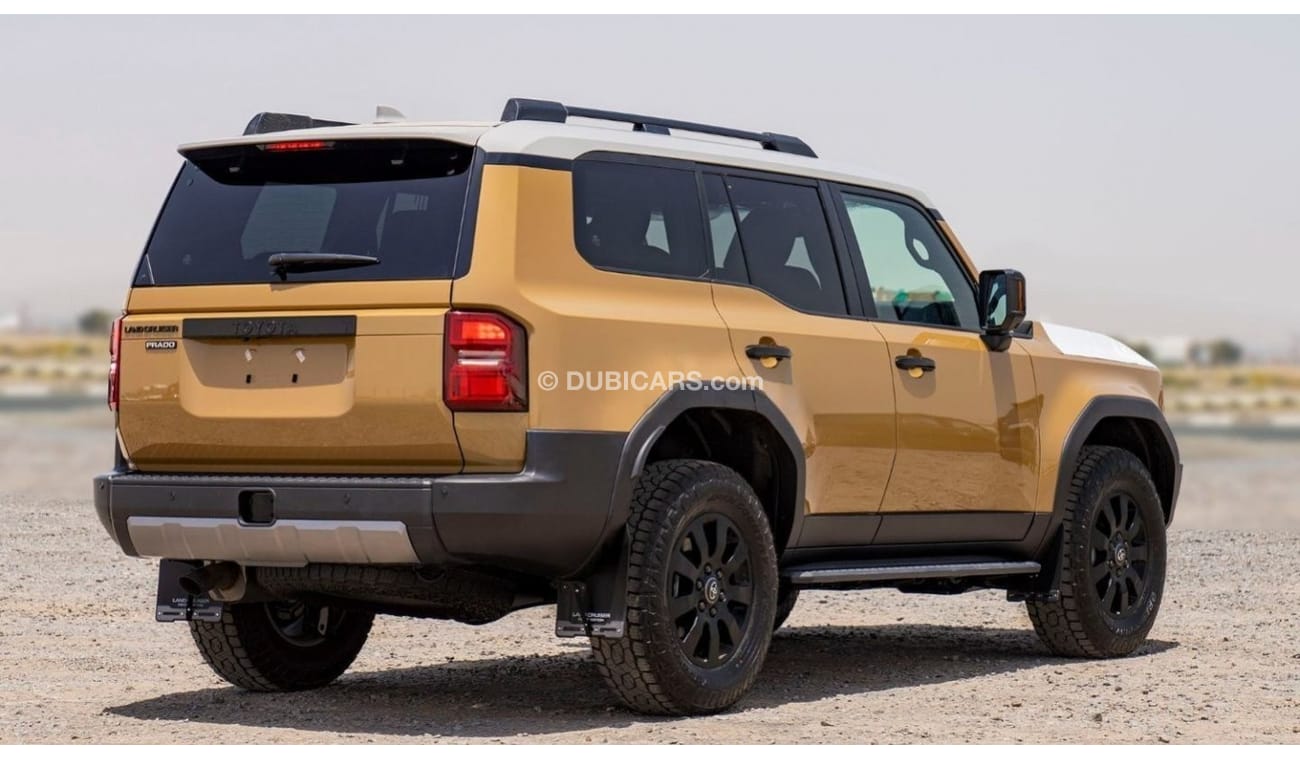 تويوتا برادو TOYOTA PRADO 250 2.4P AT FIRST EDITION MY2024 – SAND & GREY ROOF