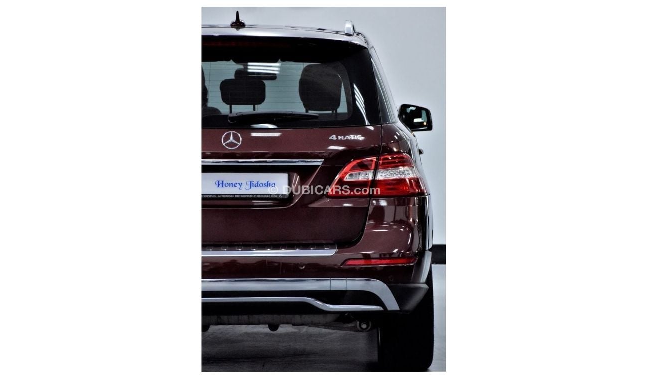 مرسيدس بنز ML 350 EXCELLENT DEAL for our Mercedes Benz ML350 ( 2014 Model ) in Burgundy Color GCC Specs