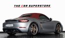 بورش بوكستر 718 2022-PORSCHE BOXSTER-25 YEARS ANNIVERSARY EDITION-GCC-SPECIAL CAR-AL NABOODA WARRANTY TILL 2026