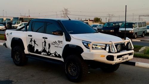 Toyota Hilux DOUBLE CABIN | PREMIUM BULL BAR WITH LED LIGHTS | 2019 | RHD | 2.8L DIESEL ENGINE | AIR SNORKEL