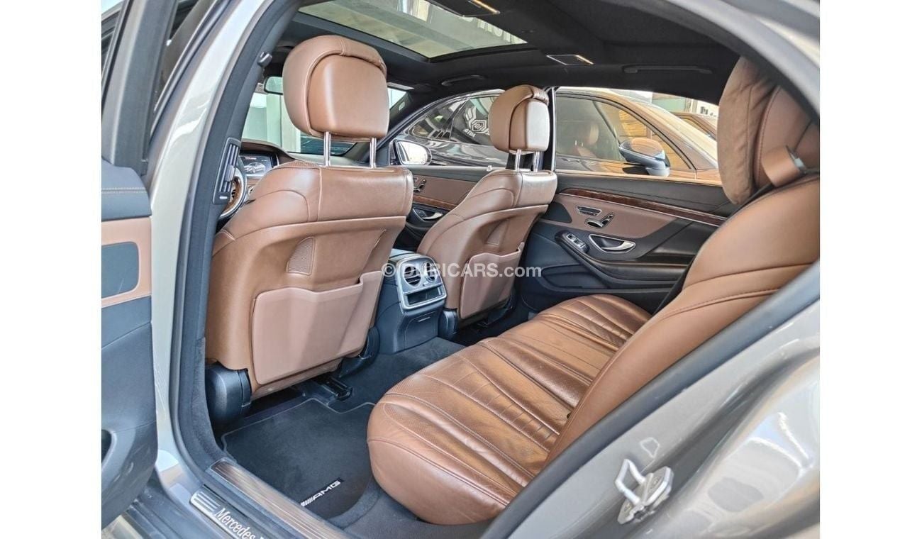 Mercedes-Benz S 400 AED 3,400 P.M | 2015 MERCEDES-BENZ S400 AMG  | FULL SERVICE HISTORY | GCC | PANORAMIC VIEW | FULLY L