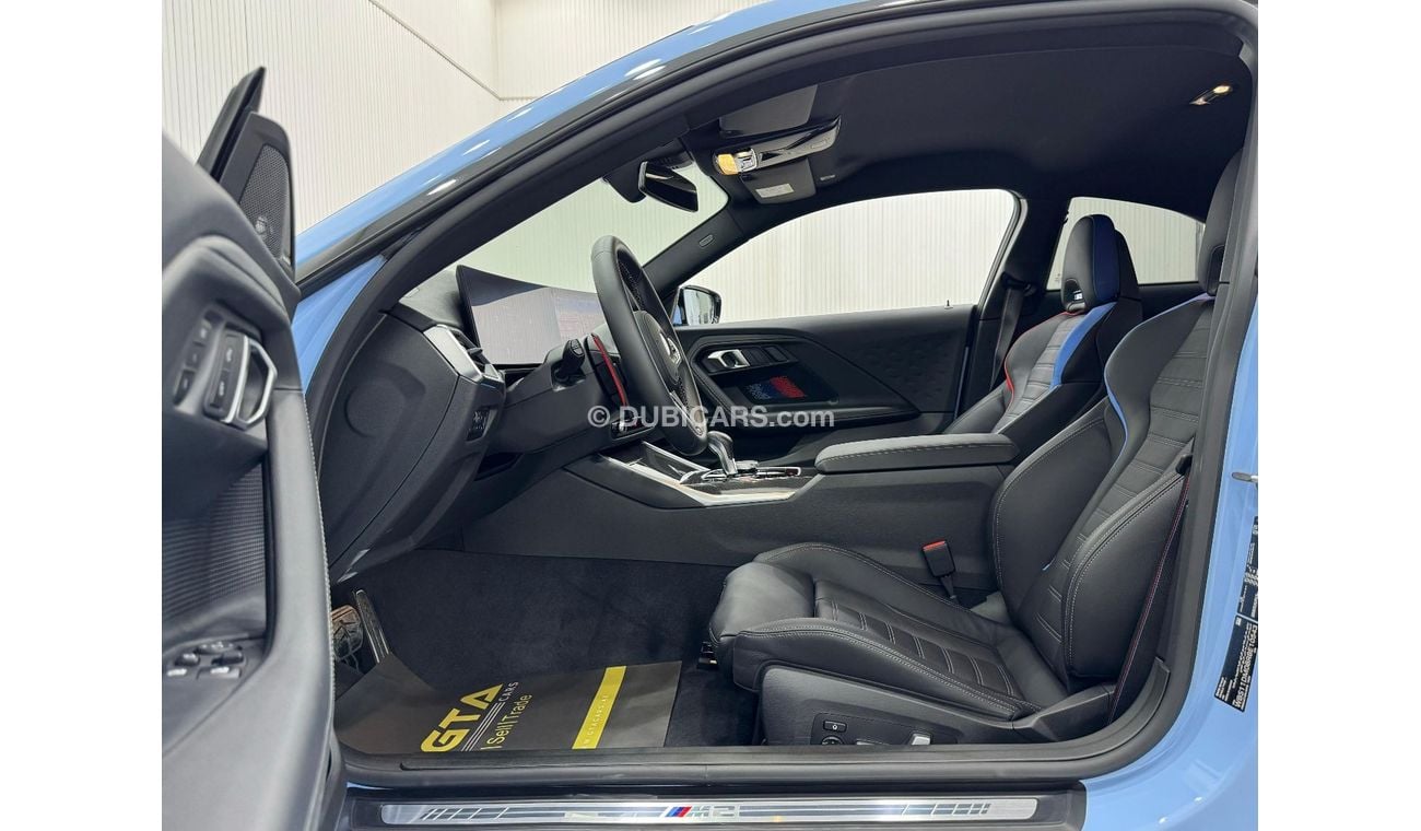 بي أم دبليو M2 2024 BMW M2 Coupe, 5 Years BMW Warranty + Service Pack, Fully Loaded, Very Low Kms, GCC