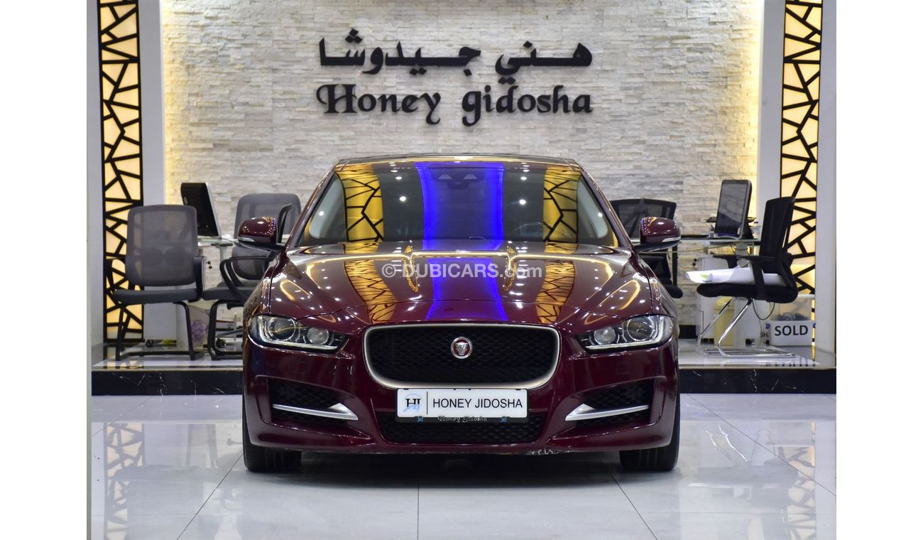 Jaguar XE EXCELLENT DEAL for our Jaguar XE R-Sport ( 2016 Model ) in Burgundy Color GCC Specs