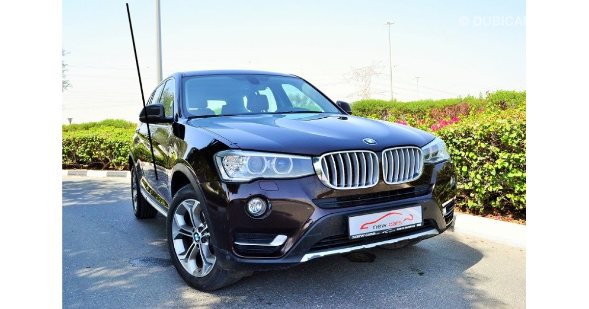 BMW X3  ZERO DOWN PAYMENT  1,880 AED\/MONTHLY  UNDER WARRANTY for sale: AED 96,000. Brown, 2016