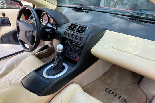 Lotus Esprit interior - Cockpit