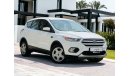 Ford Escape AED 460 P.M | FORD ESCAPE | 2.5L I4 | GCC SPECS | WELL MAINTAINED