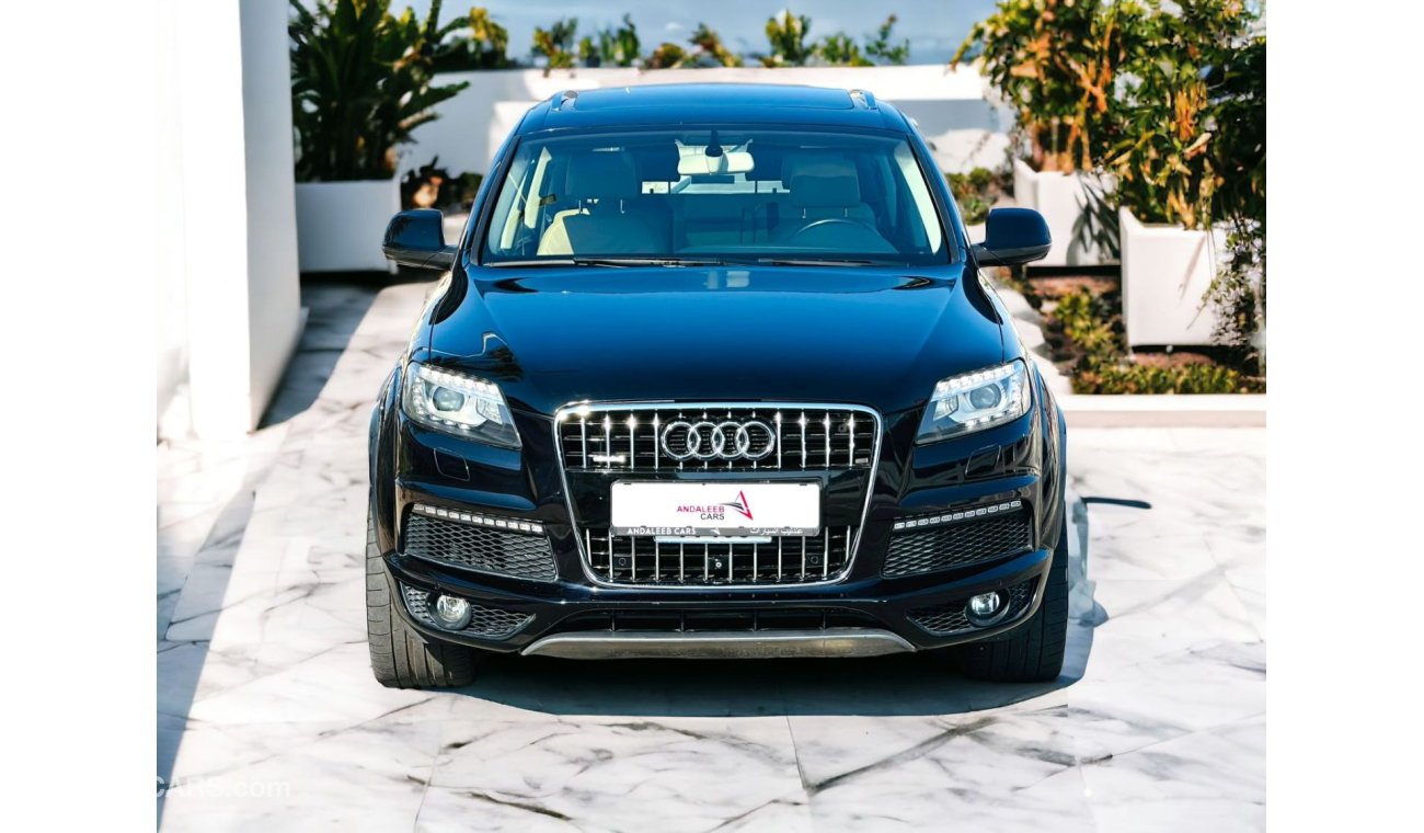 أودي Q7 AED 1,240  PM | AUDI Q7  S-LINE 3.0 | SUPERCHARGED FULL OPTION | GCC | 0% DOWNPAYMENT