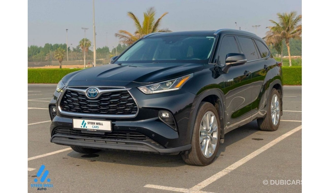 تويوتا هايلاندر ليميتيد 2021 Hybrid A/T - 3.5L AWD SUV - Low Mileage - Ready to Drive - Book Now!