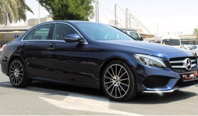 Mercedes-Benz C200 AMG Pack MERCEDES C200 AMG FULL OPTION 2018 GCC GARGASH LOW MILEAGE SINGLE OWNER IN MINT CONDITION