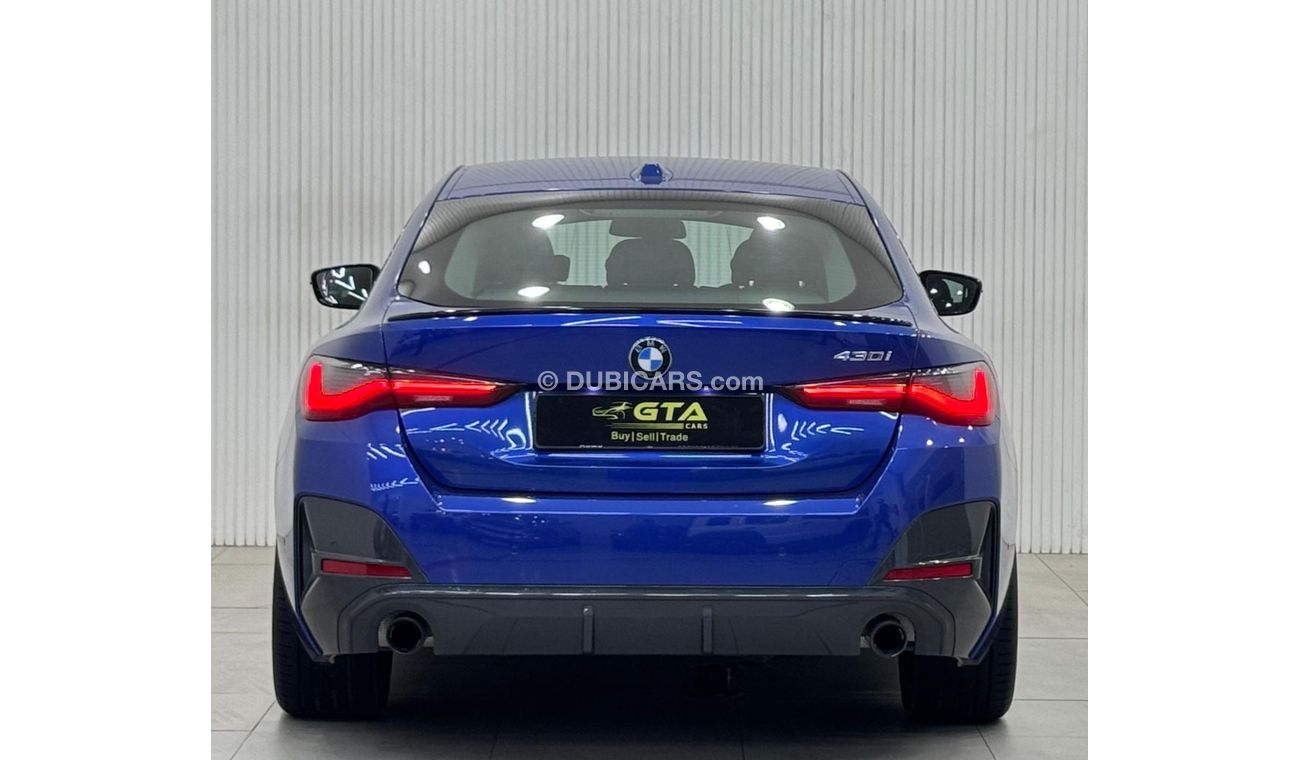 بي أم دبليو 430i M Sport 2.0L (258 HP) 2022 BMW 430i M-Sport, May 2025 BMW Warranty + Service Pack, Very Low Kms, GCC